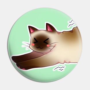 Mocca Siamese Cat V.2 Pin