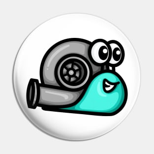 Turbo Snail Version 1 - Mint Pin