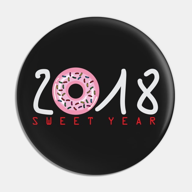 2018 is Sweet Year Pin by AVEandLIA