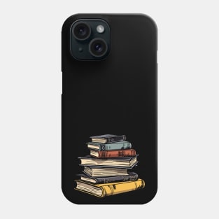 Book Pile Phone Case