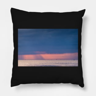 Indian Ocean Dusk #1 Pillow