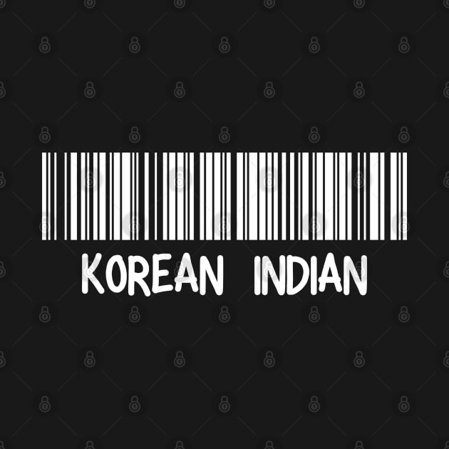 Korean Indian - Korea, India Barcode by The Korean Rage