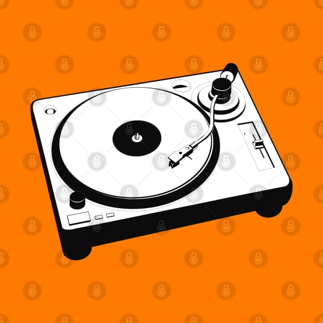 pop art vinyl turntable by retropetrol