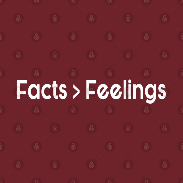 Facts Over Feelings, Facts Matter, Ben Shapiro, Republican, by adil shop