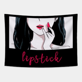 lipstick girl Tapestry