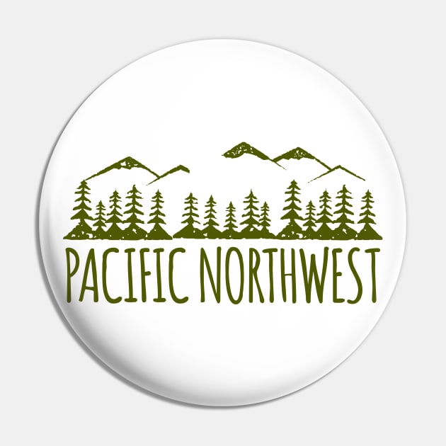 Pacific Northwest Pin by happysquatch