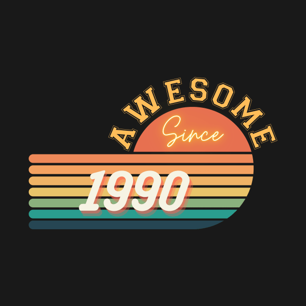 Awesome since 1990 by Qibar Design