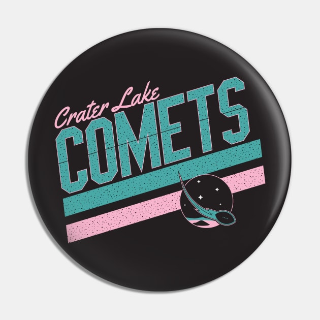 Crater Lake Comets Double Stripe Pin by The Rec League Shop