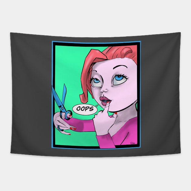 Funny stylist gift Tapestry by Coop Art