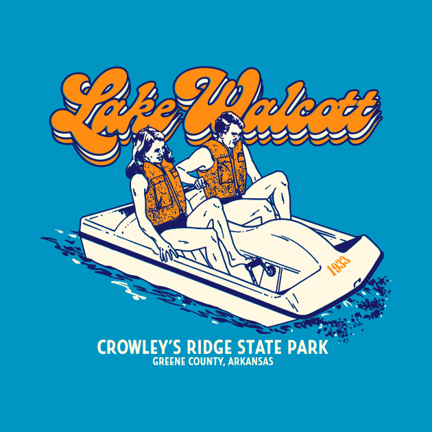 Lake Walcott Paddle Boat by rt-shirts