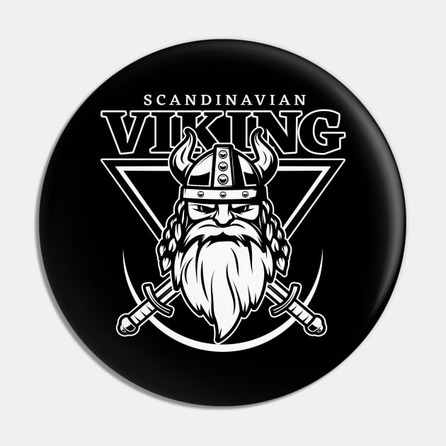 Valhalla Viking Norse Warrior Pin by XOZ