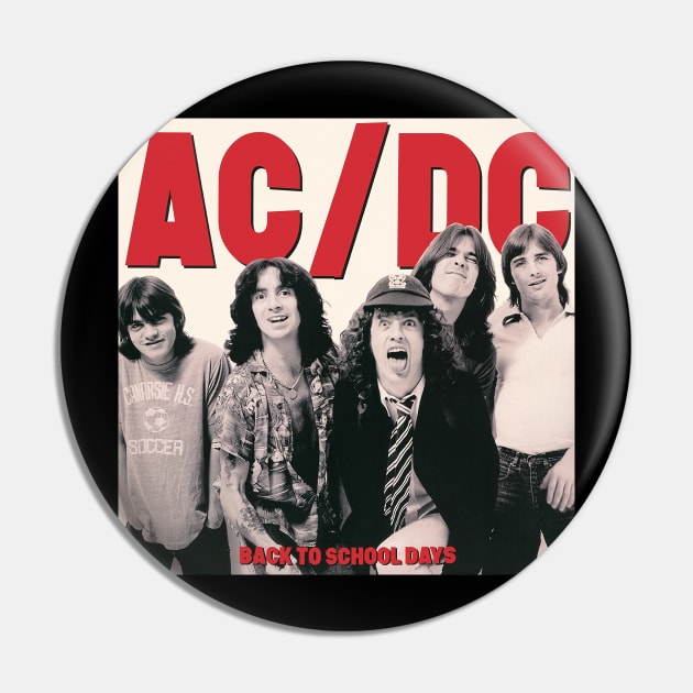 Retro AC/DC Pin by I love co