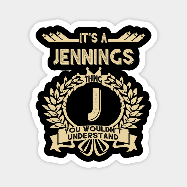 Jennings Magnet by GrimdraksJokes