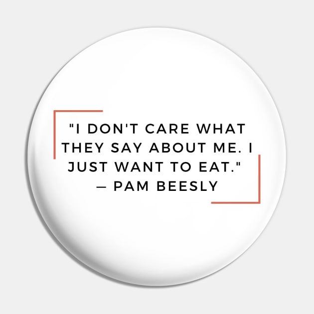 Pam Beesly - I just want to eat Pin by DadbodsTV