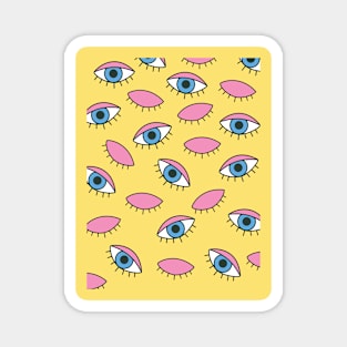 Eye 80's aesthetic style Magnet