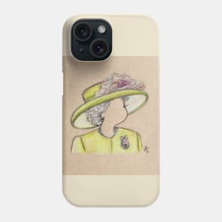 Queen Elizabeth II Sketch Phone Case