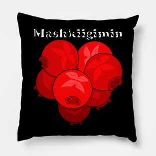 Lowbush Cranberry (Mashkiigimin) Pillow