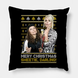 Absolutely Fabulous Christmas Jumper Pillow