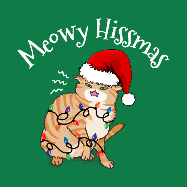 Meowy Hissmas / Funny Christmas Shirt / Christmas Cat Shirt / Funny Christmas Gift for Cat Lover / Merry Christmas Cat / Holiday Cat by MeowtakuShop