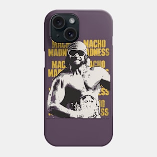 Macho Greyscale Man Phone Case