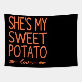 She's My Sweet Potato Tapestry