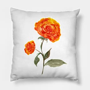 Orange Roses Pillow