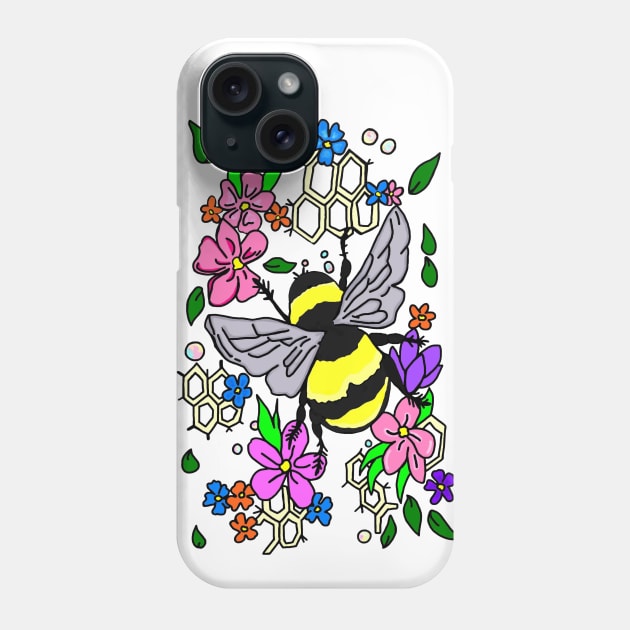 Bumble Bee Love Phone Case by imphavok