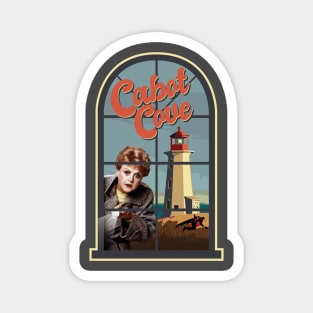 Cabot Cove Jessica Fletcher through the window Magnet