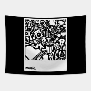 Life is better with music Tapestry