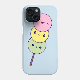 Cute and Kawaii Dango Japanese Food food,sushi,dango,monsters,kawaii,cut Phone Case