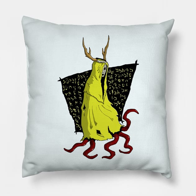 Yellow King Pillow by MiorMuneer