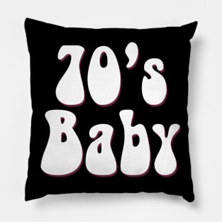 70s Baby Pillow