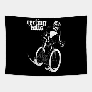 cycling death Tapestry