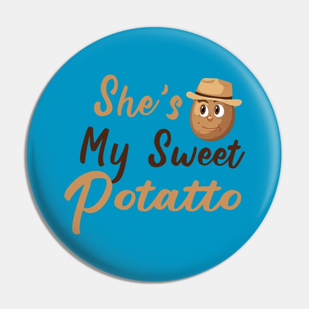 She's My Sweet Potato Pin by Indiecate
