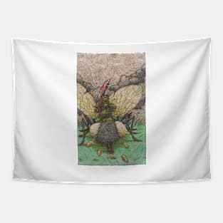 Zombie warlord on Demon Fly Tapestry