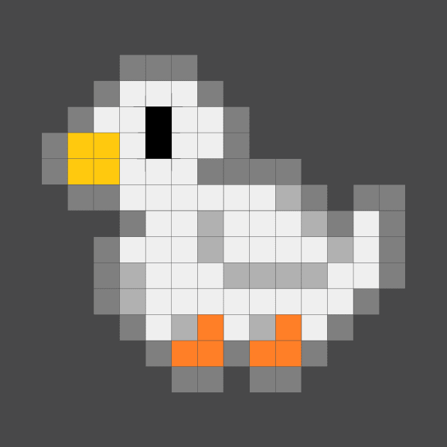 love baby grey duckie by prettyguardianstudio