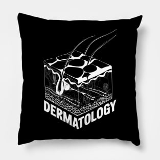 Dermatology Skin Graphic Dermatologist Pillow
