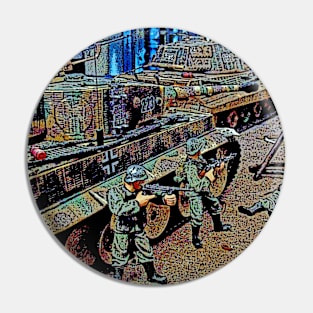 WW2 Tiger Tank Column Pin