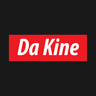 ​'Da Kine' Hawaii, USA slang white text on a red background T-Shirt