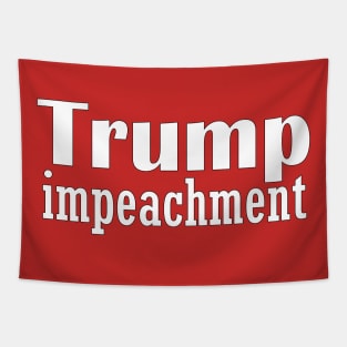 trump impeachment Tapestry