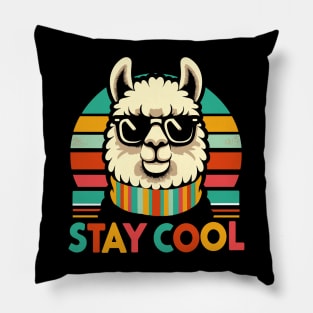 Retro Llama Pillow