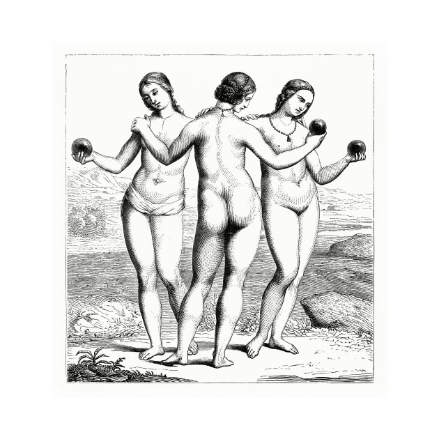 The Three Graces by WAITE-SMITH VINTAGE ART