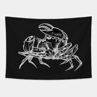 Cancer Crab (Black) Tapestry