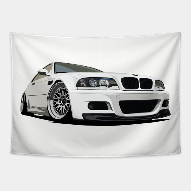 M3 Cartoon Tapestry by ToonMyRide