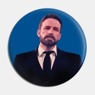 Ben Affleck Bored Mem Design Pin