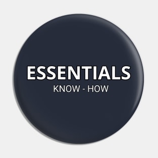 Essentials know how - fear of god - fog Pin