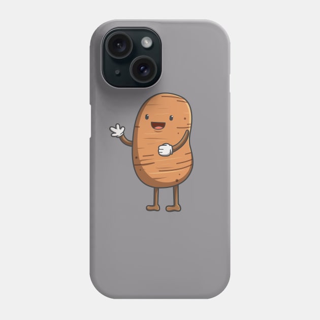 Kawaii Potato Phone Case by Salfiart