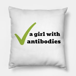 Antibodies girl Pillow