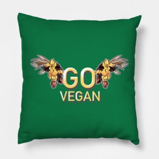 Go Vegan! 🌱 Pillow