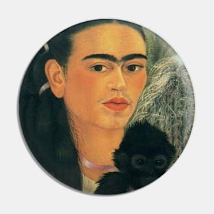 Fulang-Chang and I by Frida Kahlo Pin